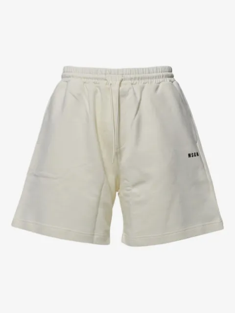 MSGM cotton track shorts