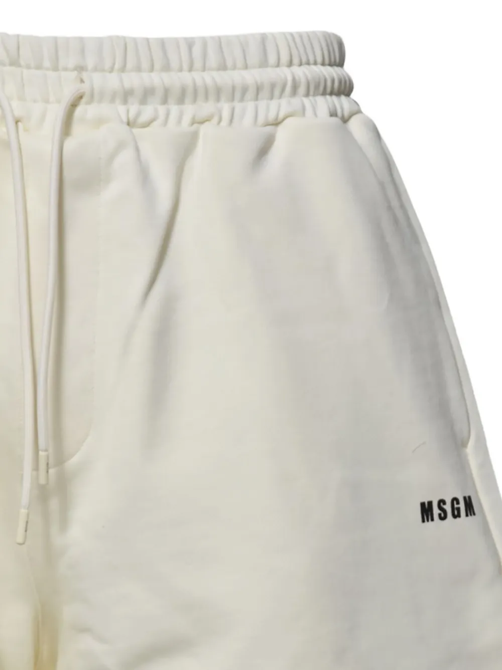 MSGM Katoenen trainingsshorts Wit