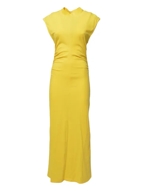 MSGM logo-embroidered maxi dress