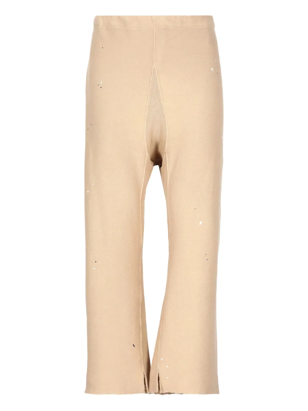 Maison Margiela Cropped broek met trekkoord Beige