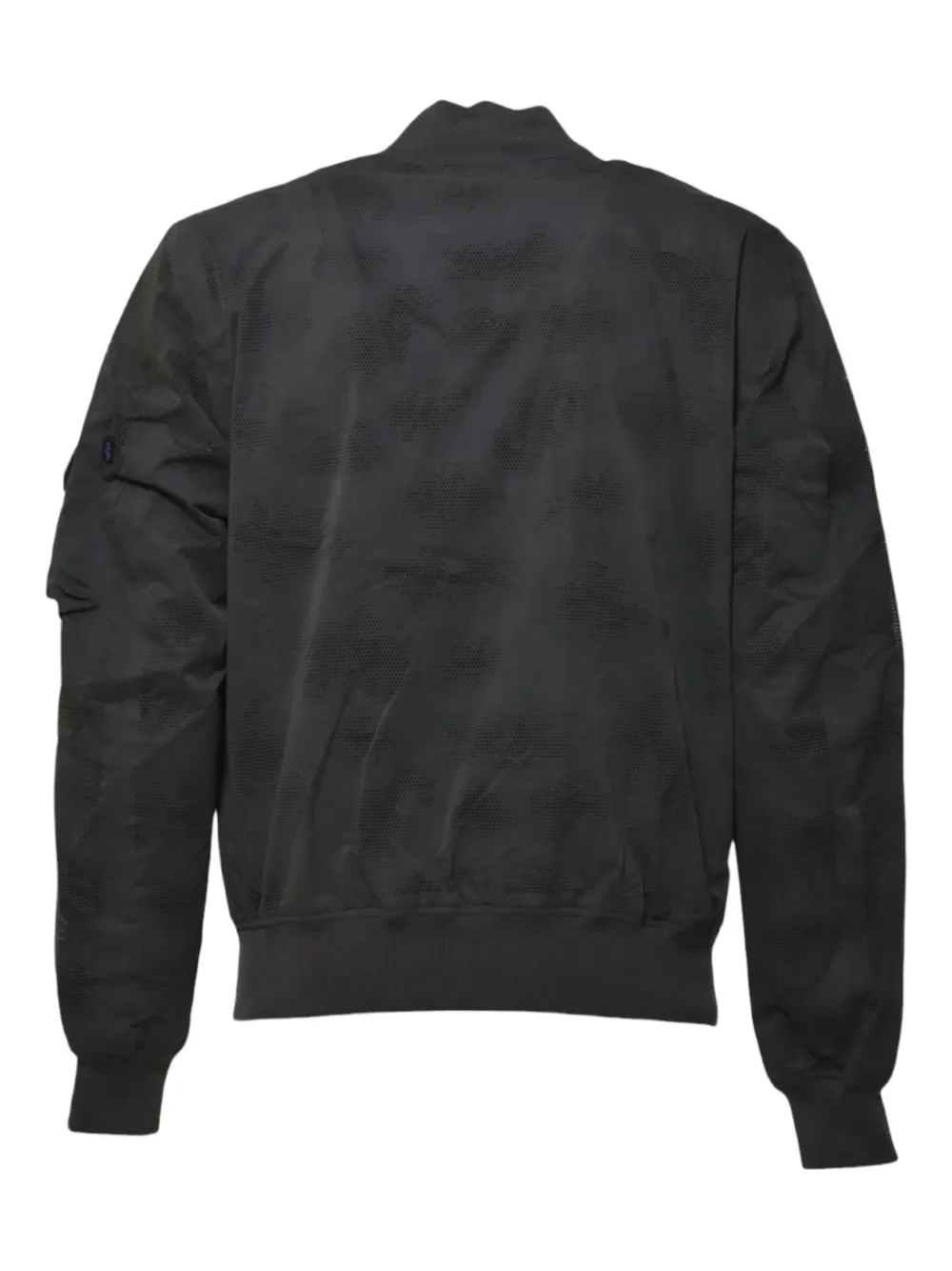 ALPHA INDUSTRIES CAMOUFLAGE-PATTERN ZIP-UP BOMBER JACKET