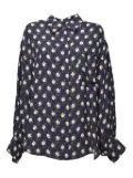 ASPESI floral-print button-up shirt - Blue