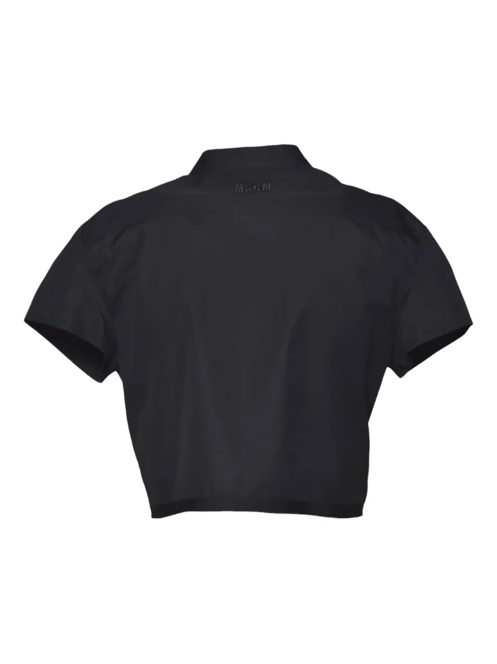 MSGM Shirt met ruches - Zwart