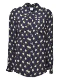 ASPESI floral-print button-up shirt - Blue