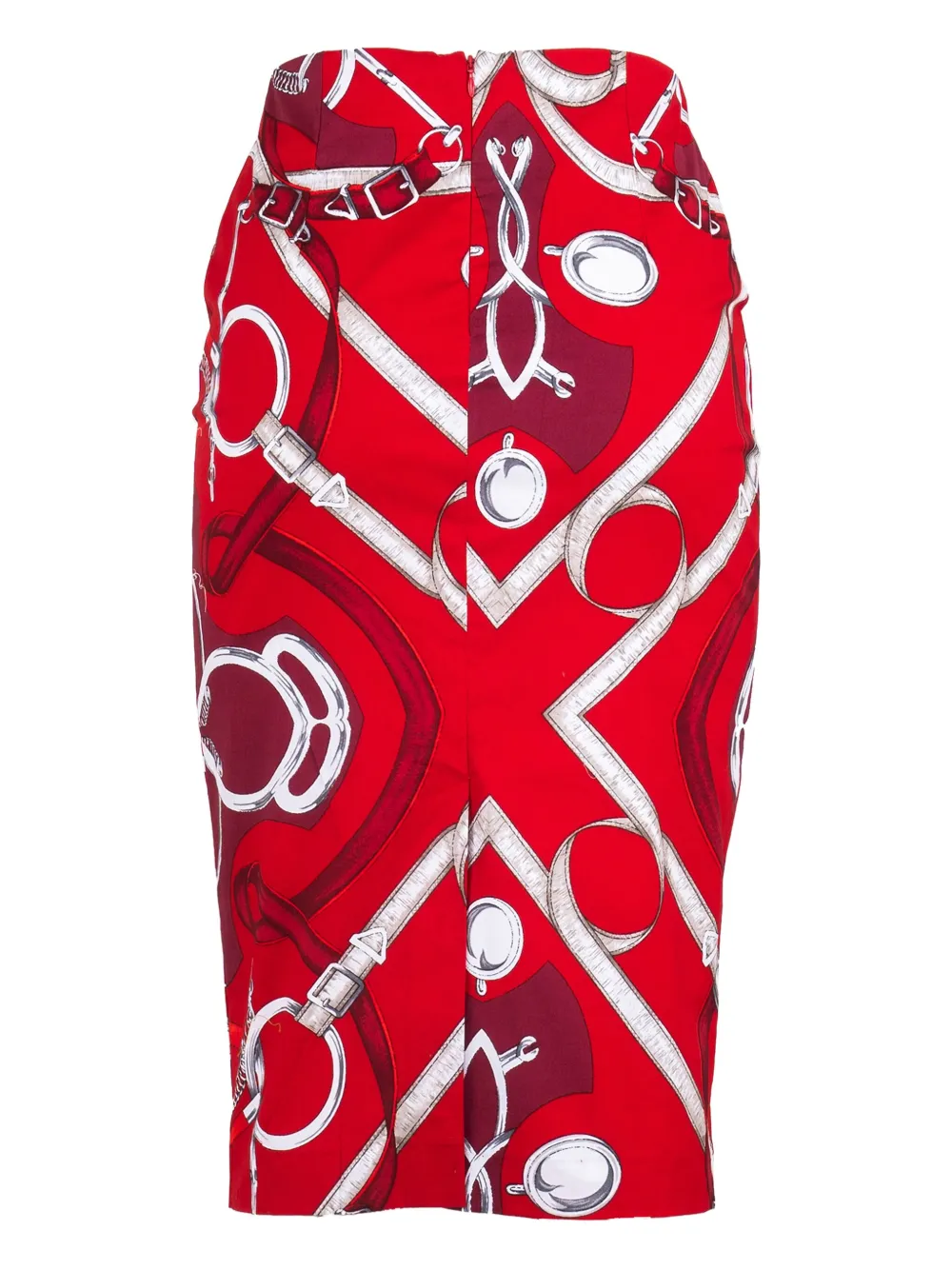 Samantha Sung Kokerrok met print Rood