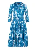 Samantha Sung Audrey shirt dress - Blue