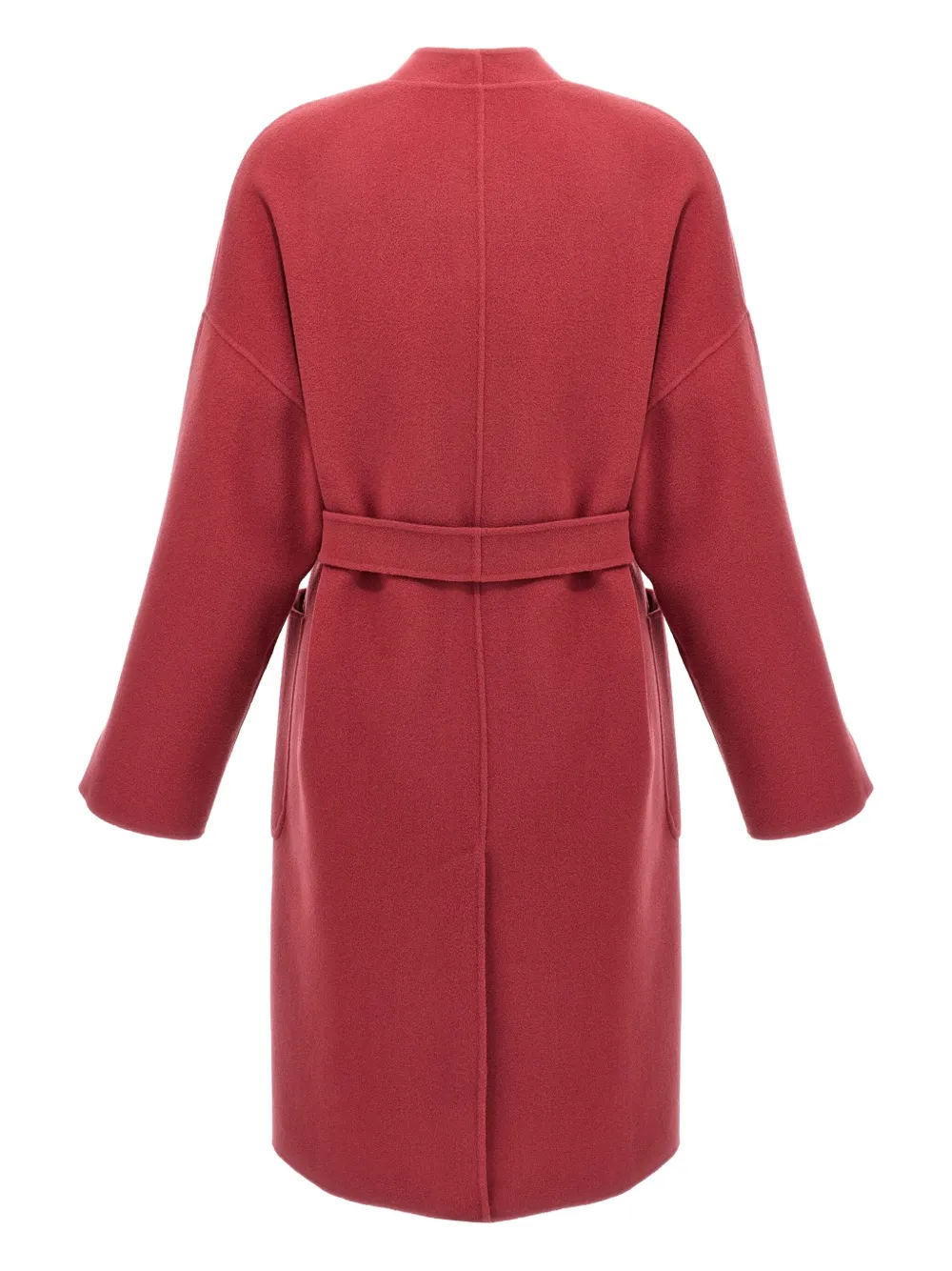 Max Mara Eris belted coat Rood