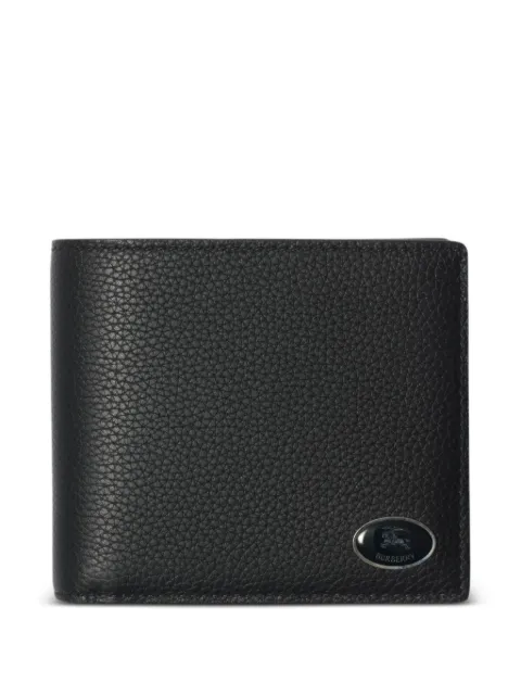 Burberry grained leather bifold wallet