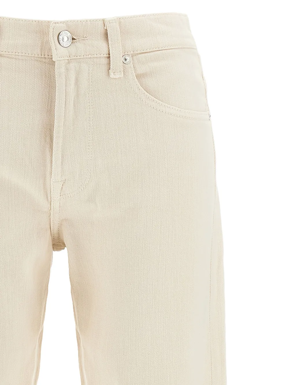 7 For All Mankind Tess raw-hem jeans Beige