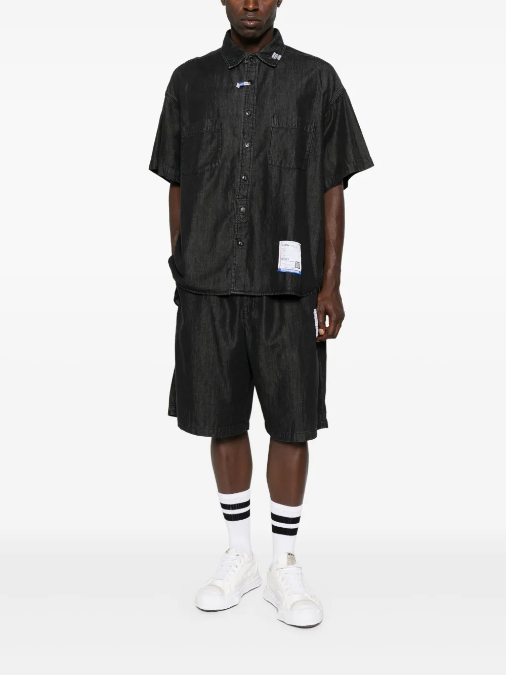 Maison MIHARA YASUHIRO denim shirt - Zwart