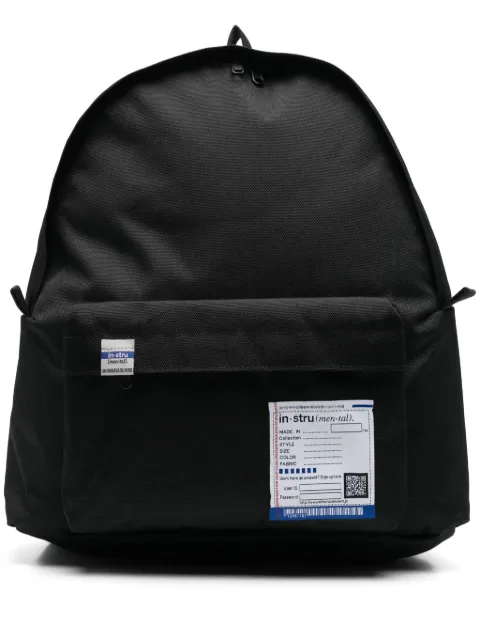 Maison MIHARA YASUHIRO logo-patch backpack