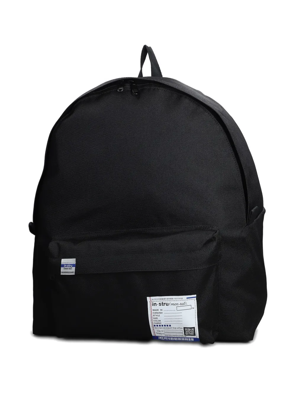 Maison MIHARA YASUHIRO Rugzak met logopatch Zwart