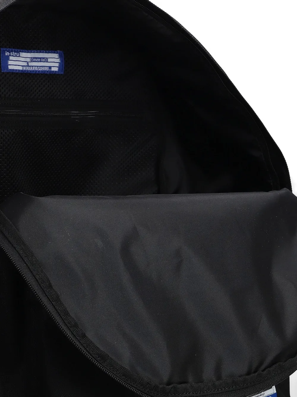 Maison MIHARA YASUHIRO Rugzak met logopatch Zwart