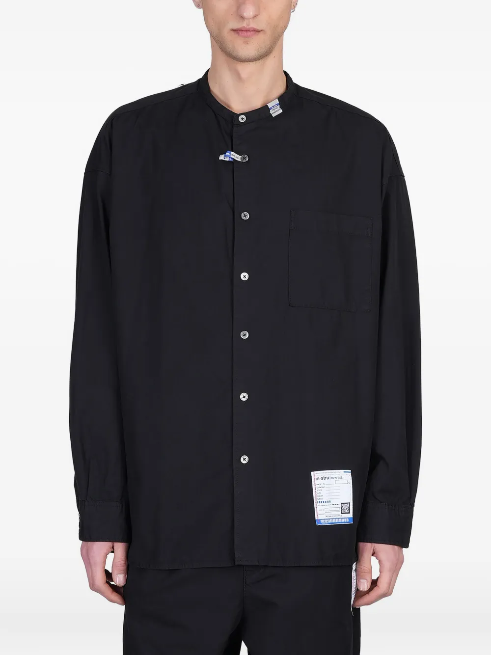 Maison MIHARA YASUHIRO camisa de algodón | negro | Image 1