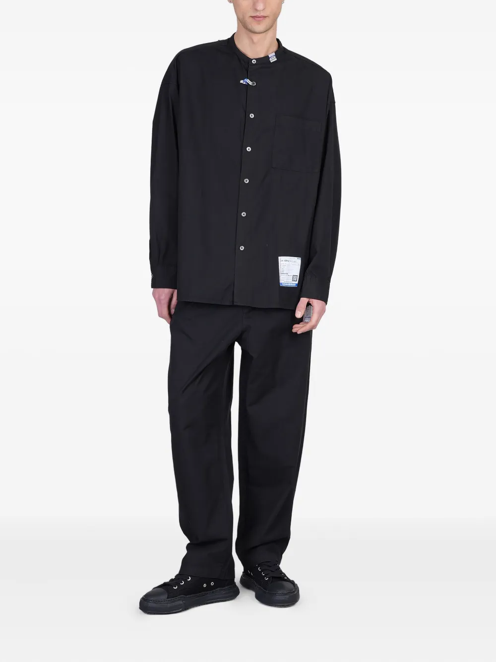 Maison MIHARA YASUHIRO cotton shirt - Zwart