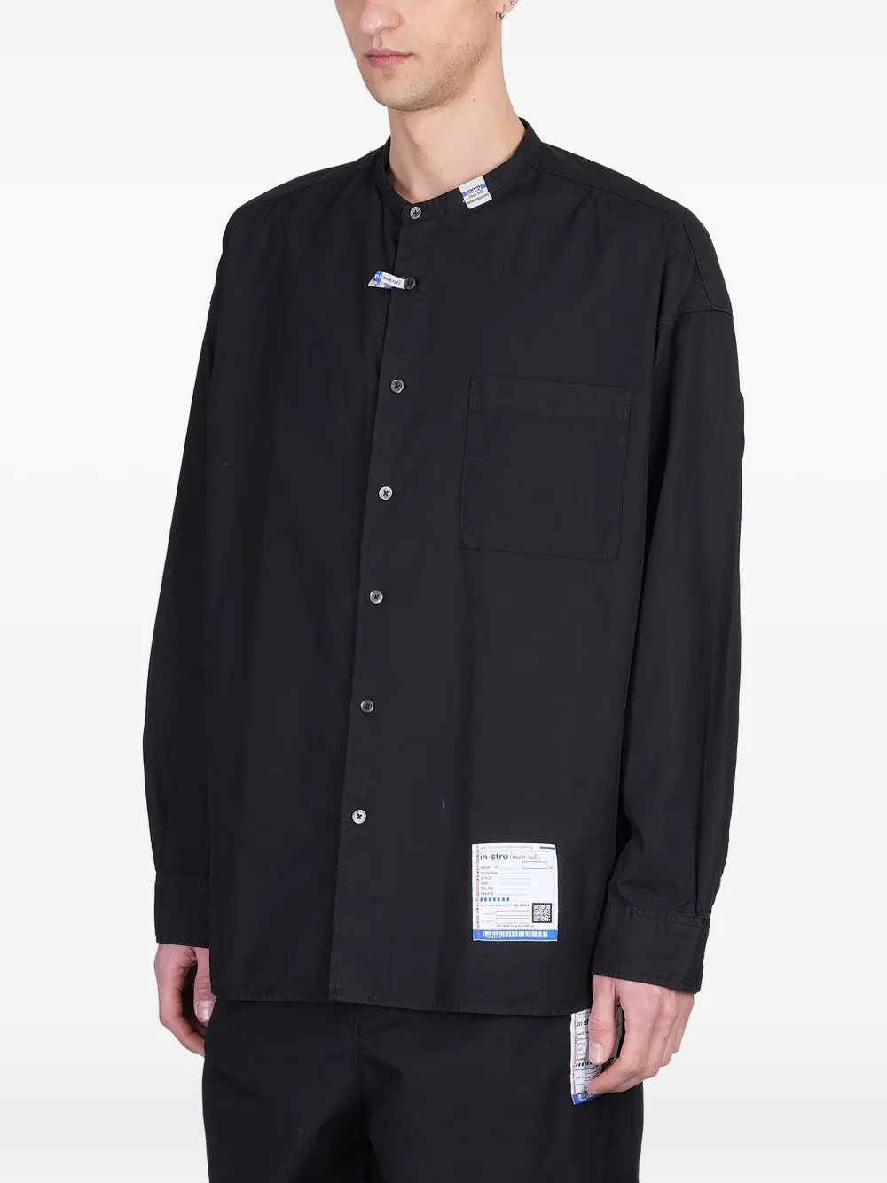 Maison MIHARA YASUHIRO Katoenen overhemd Zwart