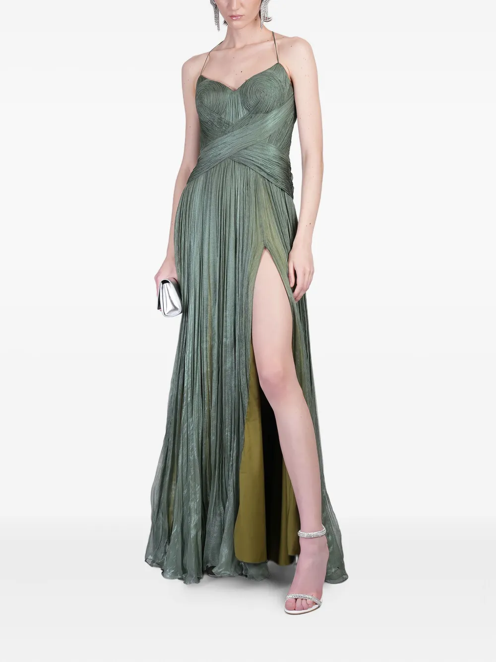 Iris Serban Isadora dress - Groen