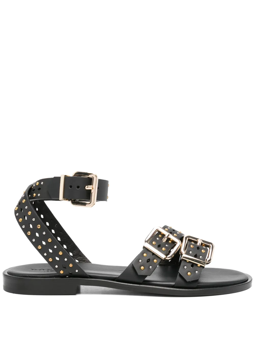 Donnarì leather sandals Black