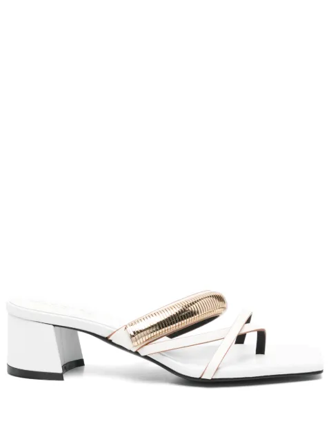 Donnarì 50mm leather mule sandals