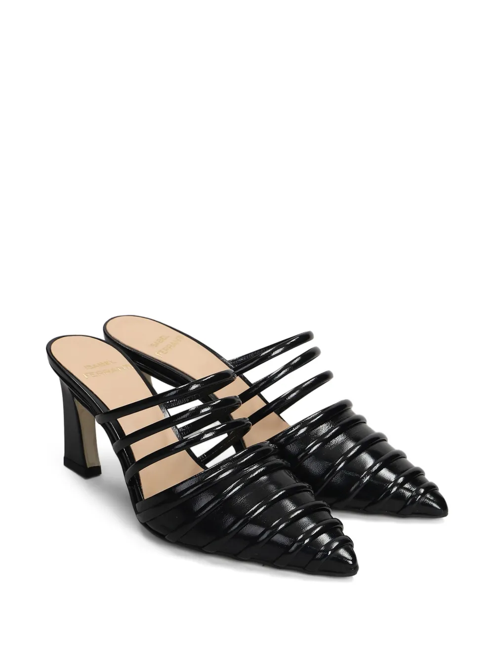 Isabel Ferranti leather mules Black