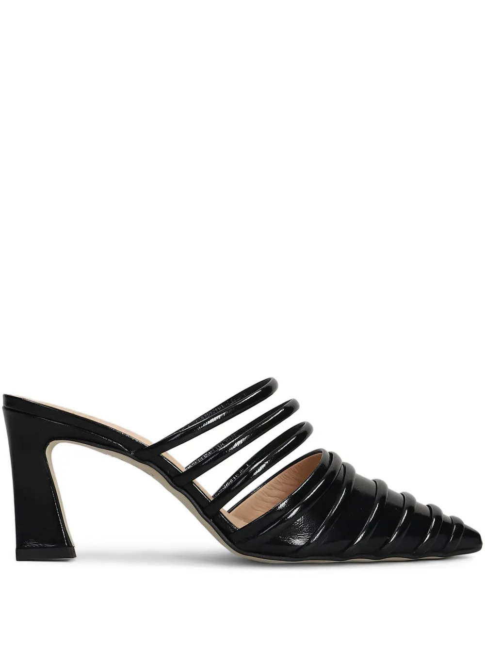 Isabel Ferranti leather mules Black