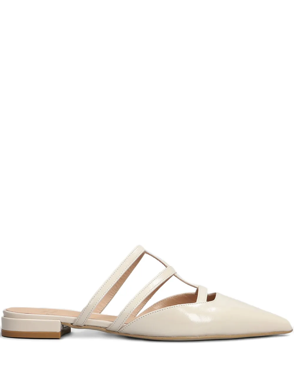 Isabel Ferranti leather mules Neutrals