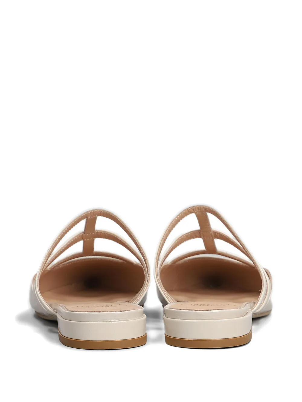 Isabel Ferranti leather mules Neutrals