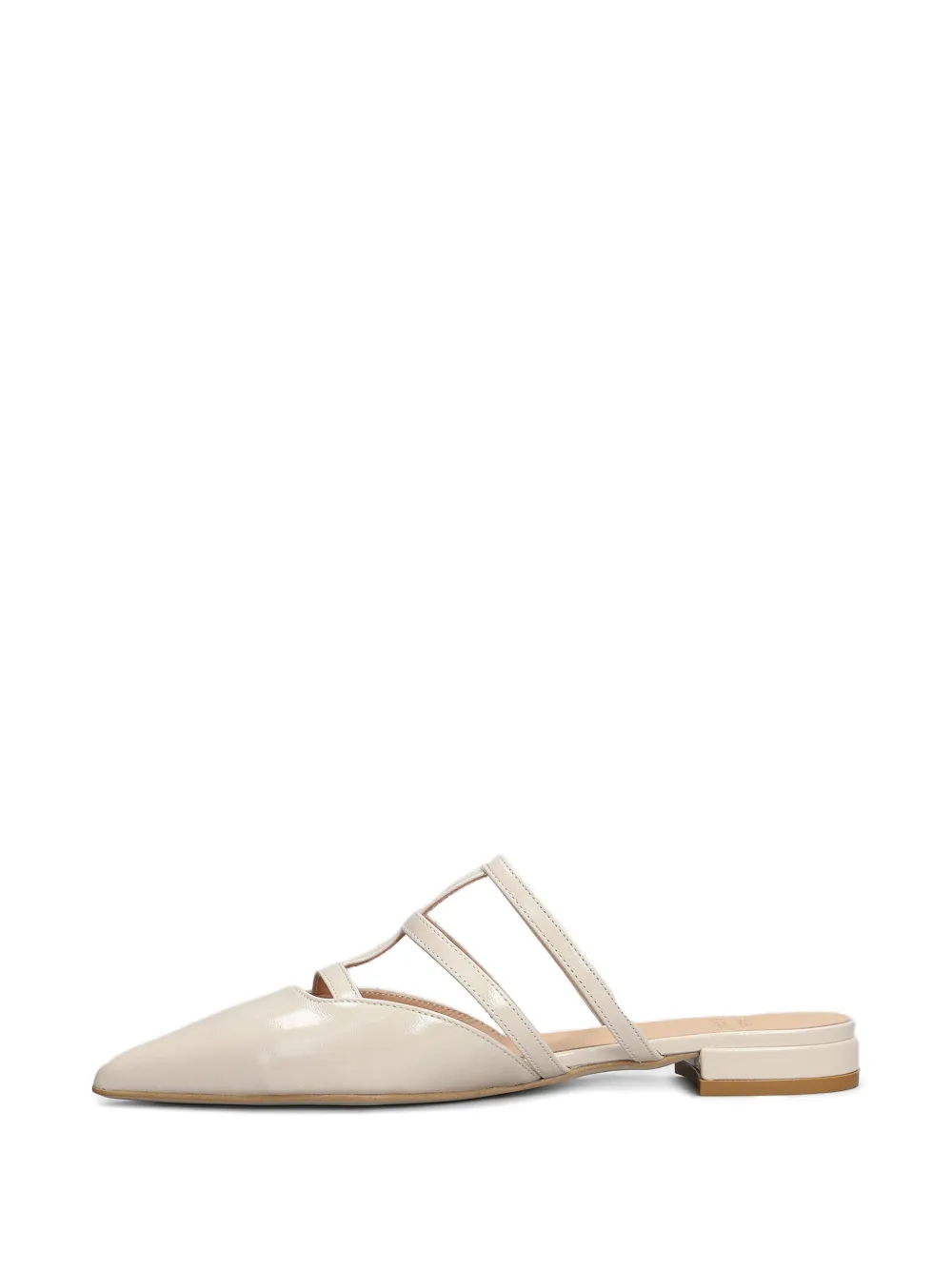 Isabel Ferranti leather mules Neutrals