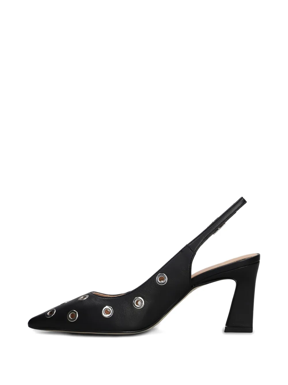 Isabel Ferranti 80mm eyelet-detailed pumps Black
