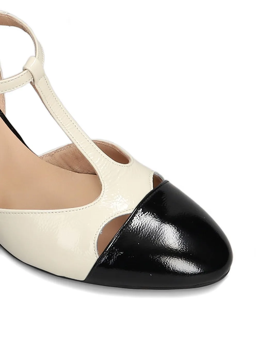 Isabel Ferranti 80mm leather pumps Neutrals
