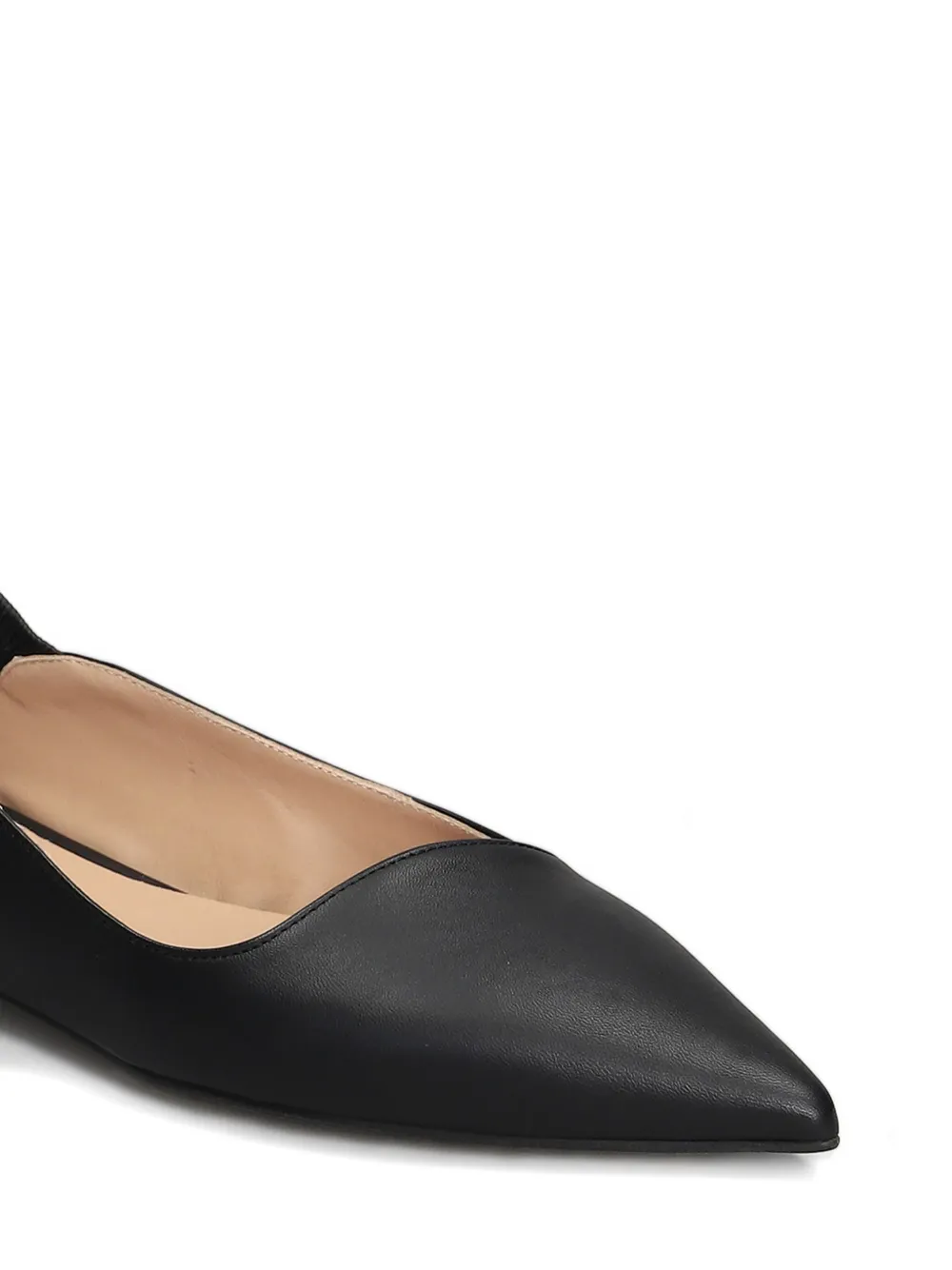 Isabel Ferranti leather flat pumps Black