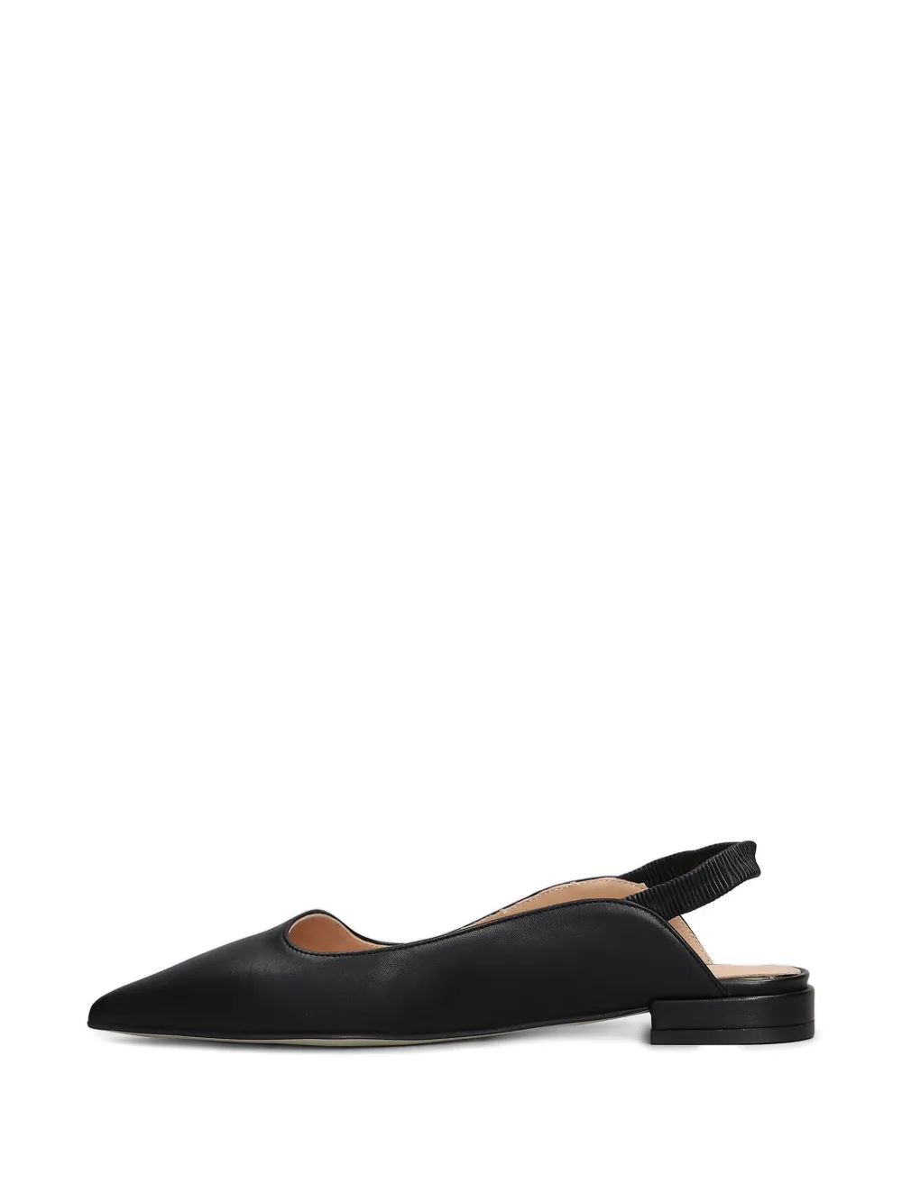 Isabel Ferranti leather flat pumps Black