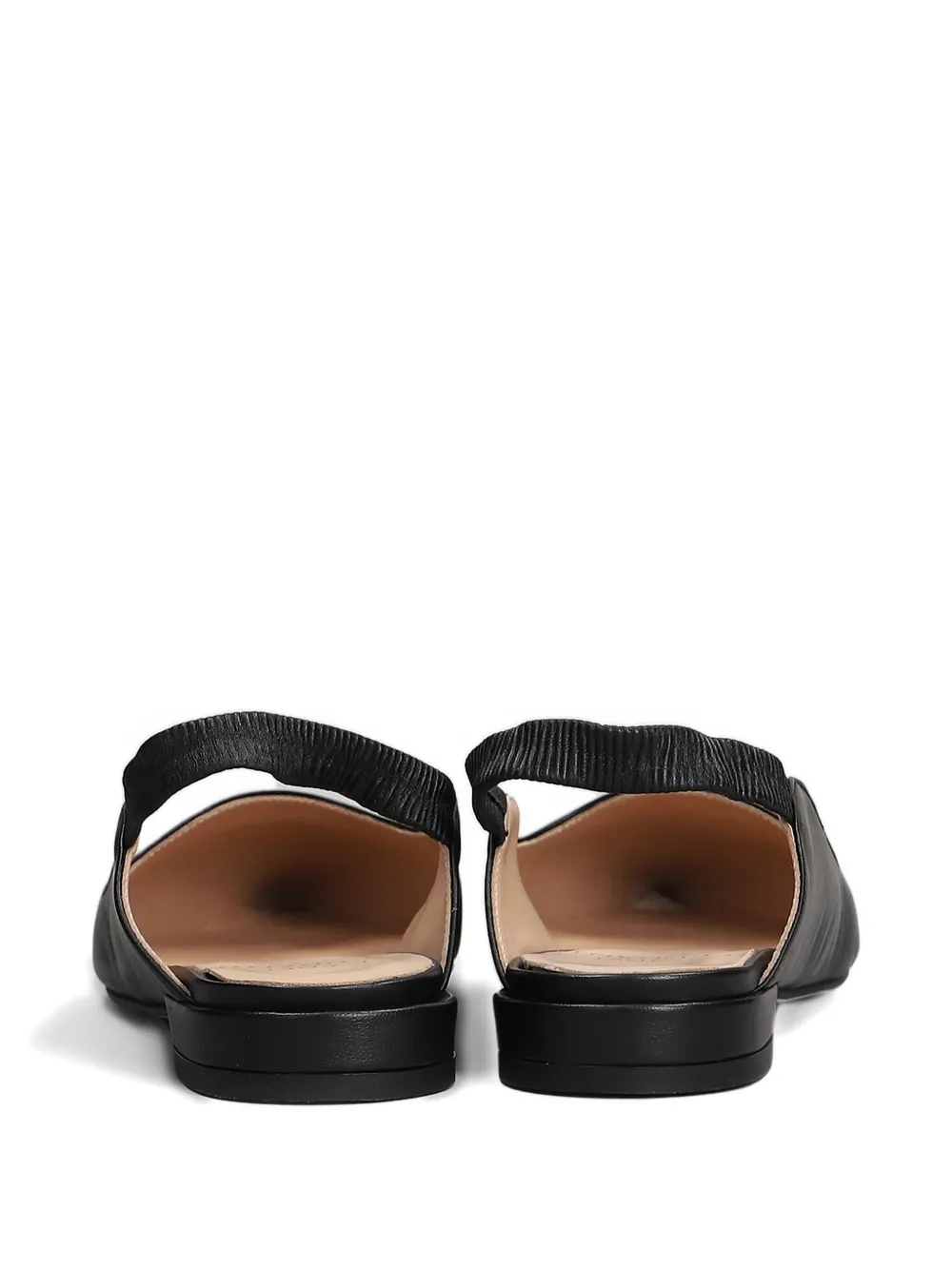 Isabel Ferranti leather flat pumps Black