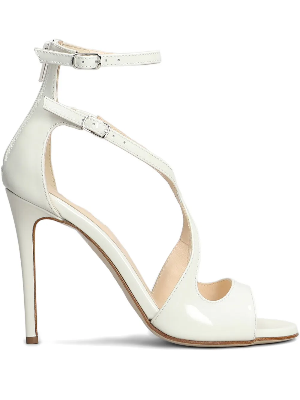 Anna F. leather sandals White
