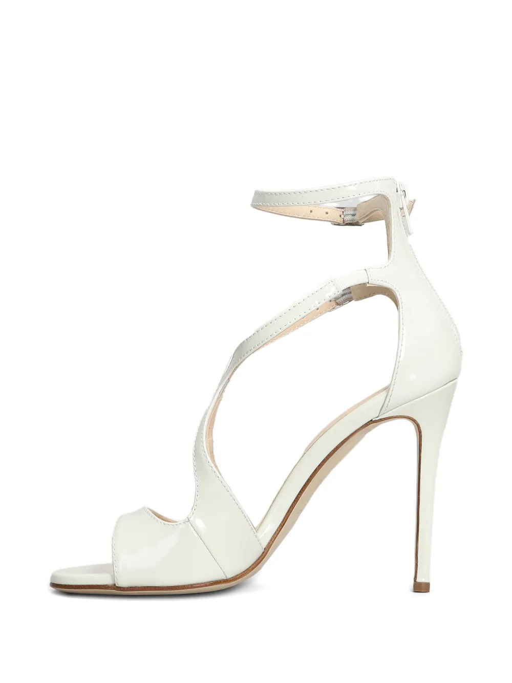 Anna F. leather sandals White