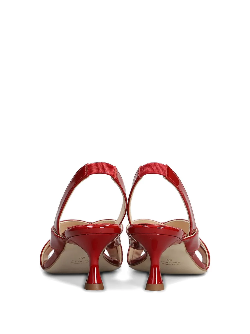 Anna F. 60mm patent sandals Red
