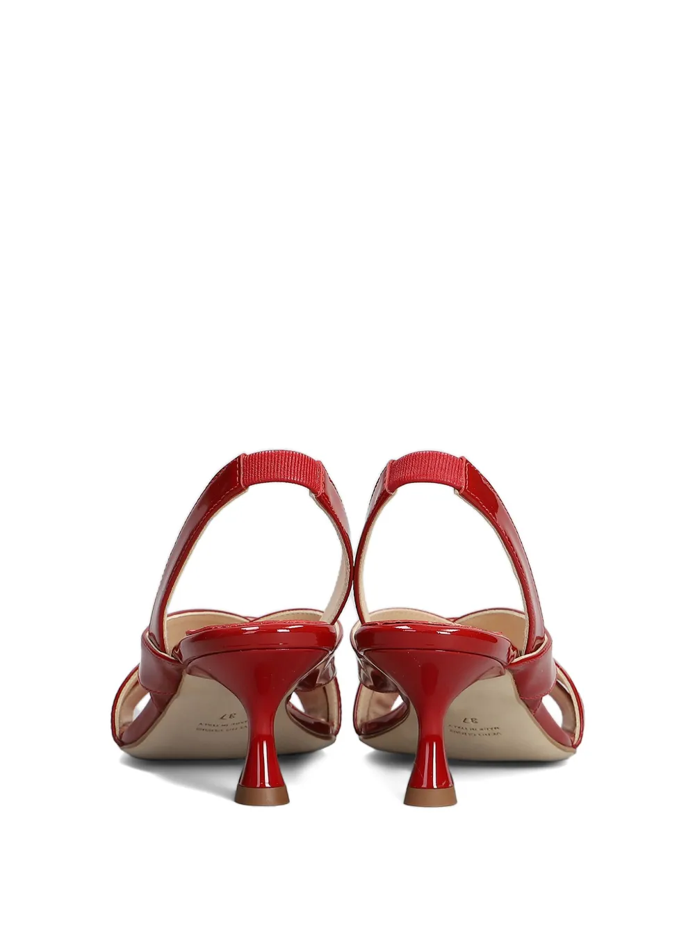 Anna F. 60mm patent sandals Red