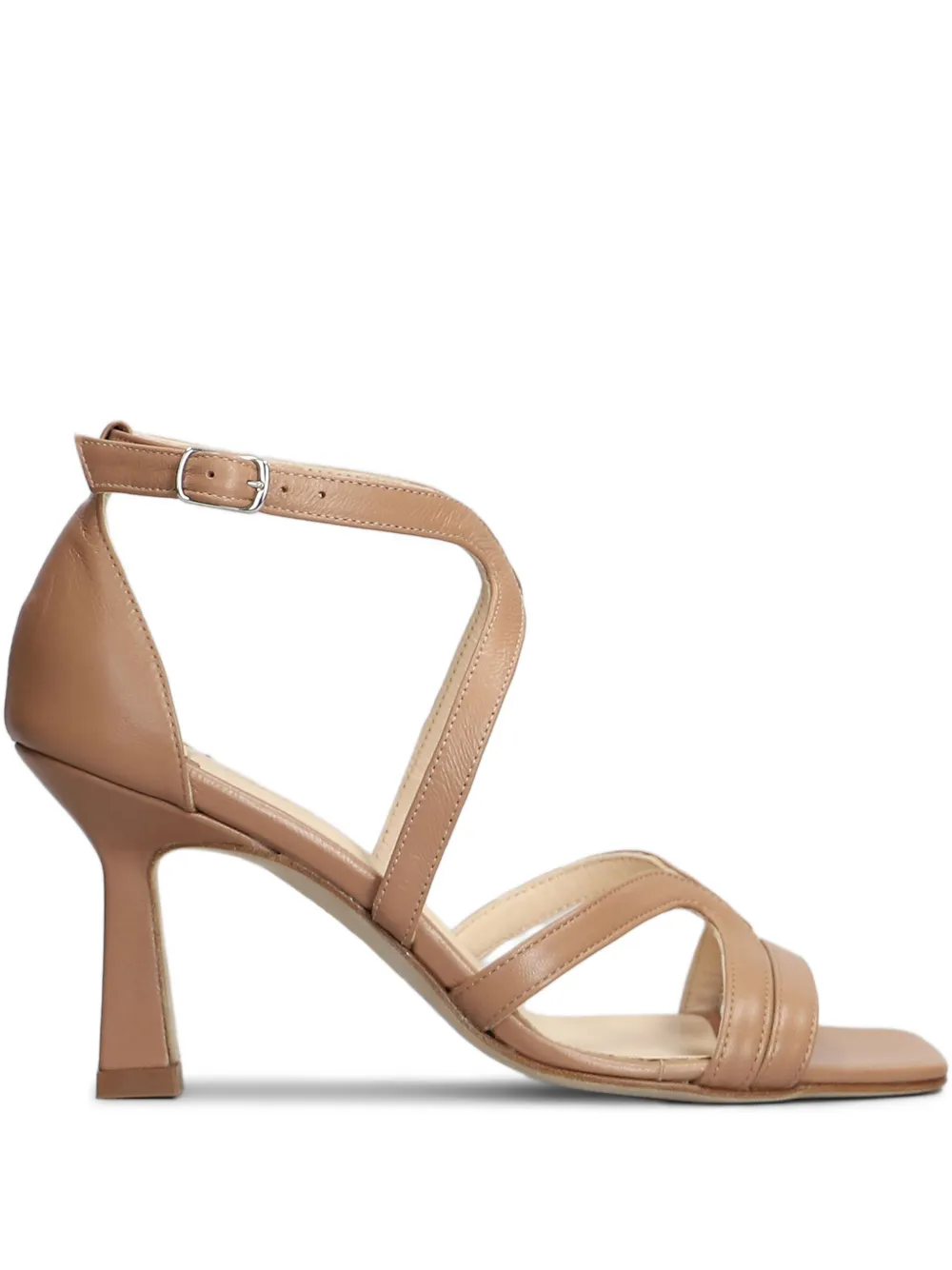 Anna F. 80mm leather sandals Neutrals