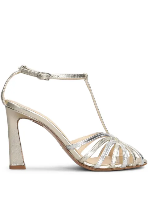 Anna F. 100mm leather sandals