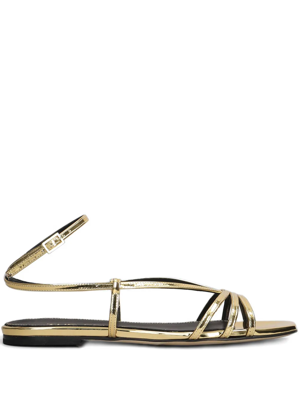 The Seller leather sandals Gold