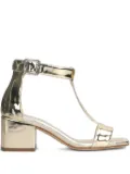 Anna F. 60mm leather sandals - Gold