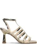 Anna F. 90mm metallic sandals - Gold