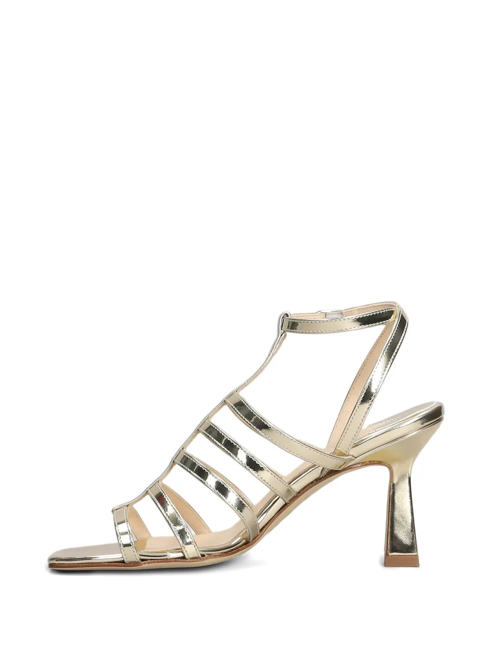 Anna F. 90mm metallic sandals Gold