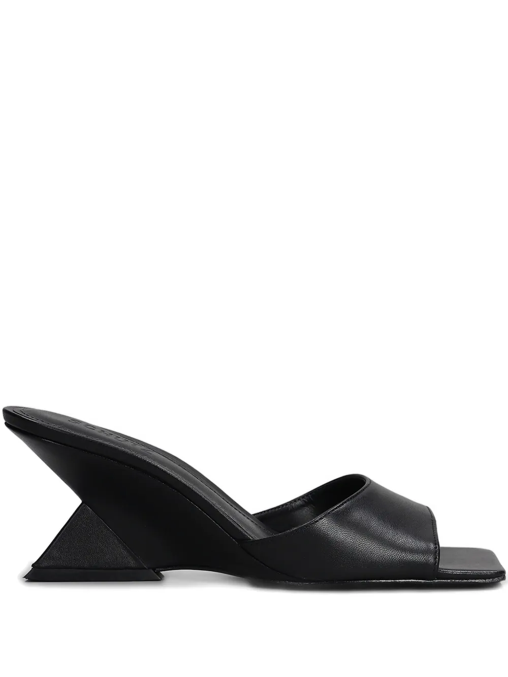 Schutz 75mm Abbie sandals BLACK