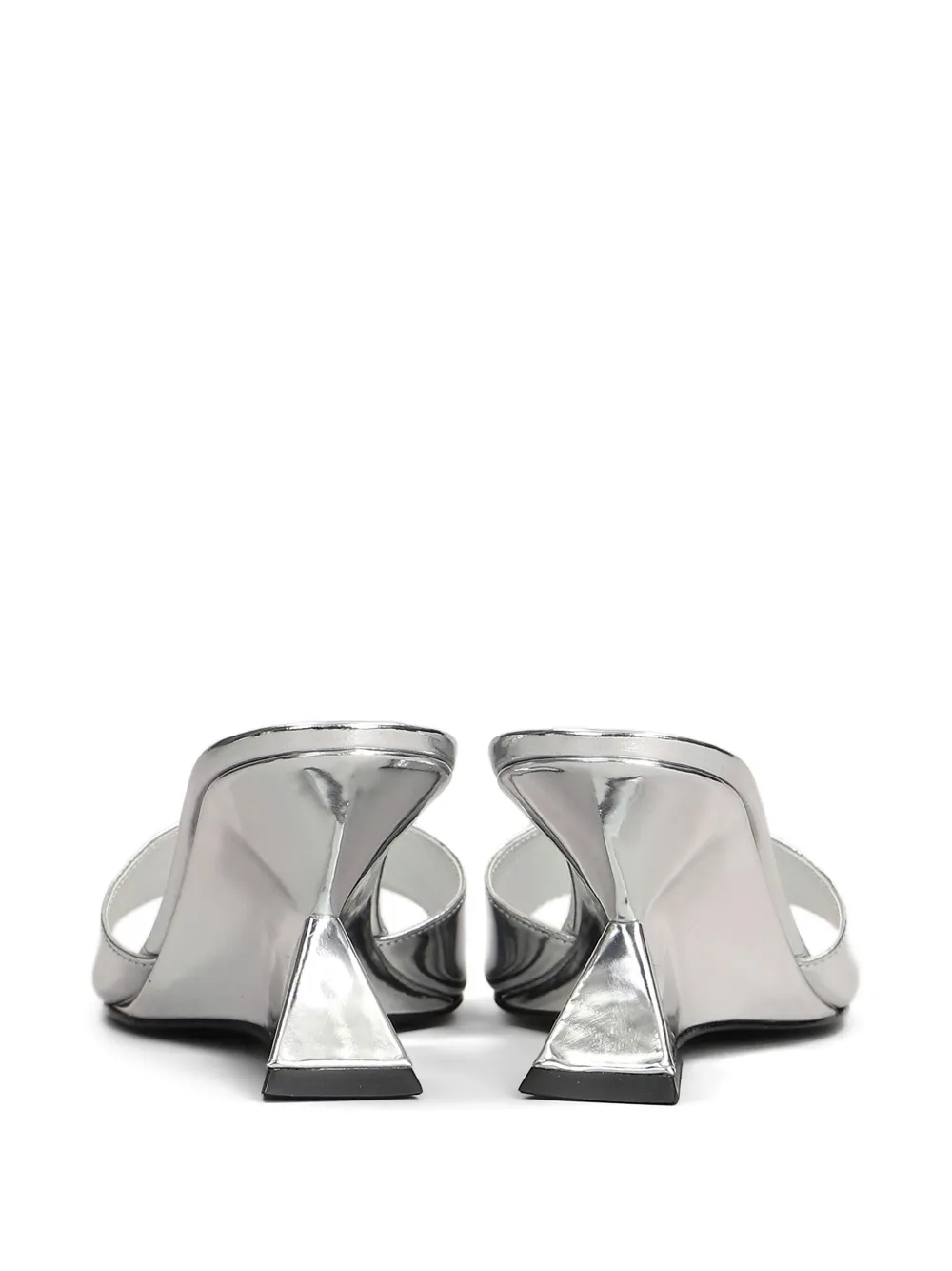Schutz 75mm Abbie sandals Silver