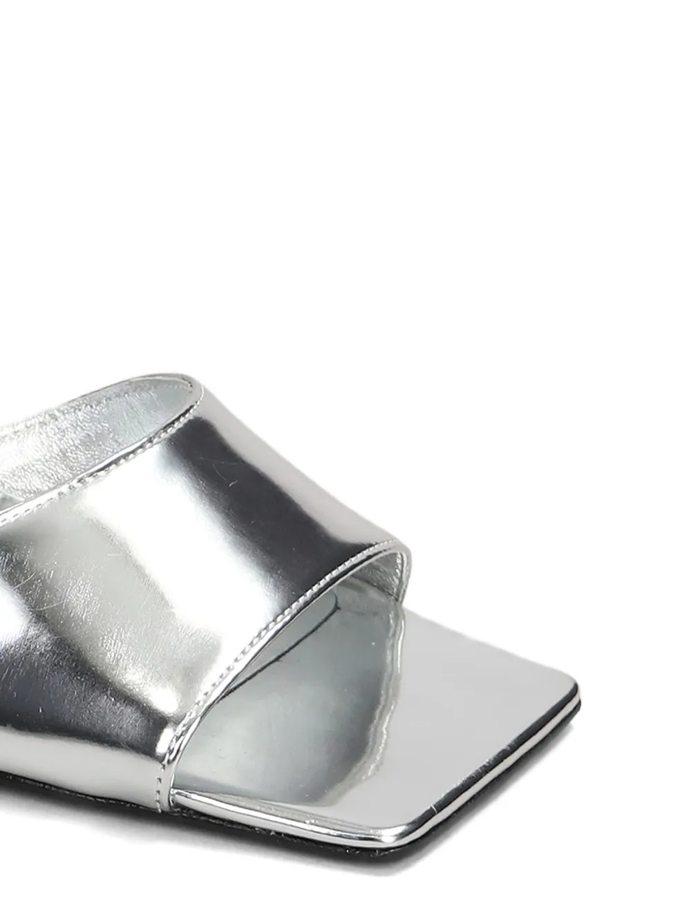 Schutz 75mm Abbie sandals Silver