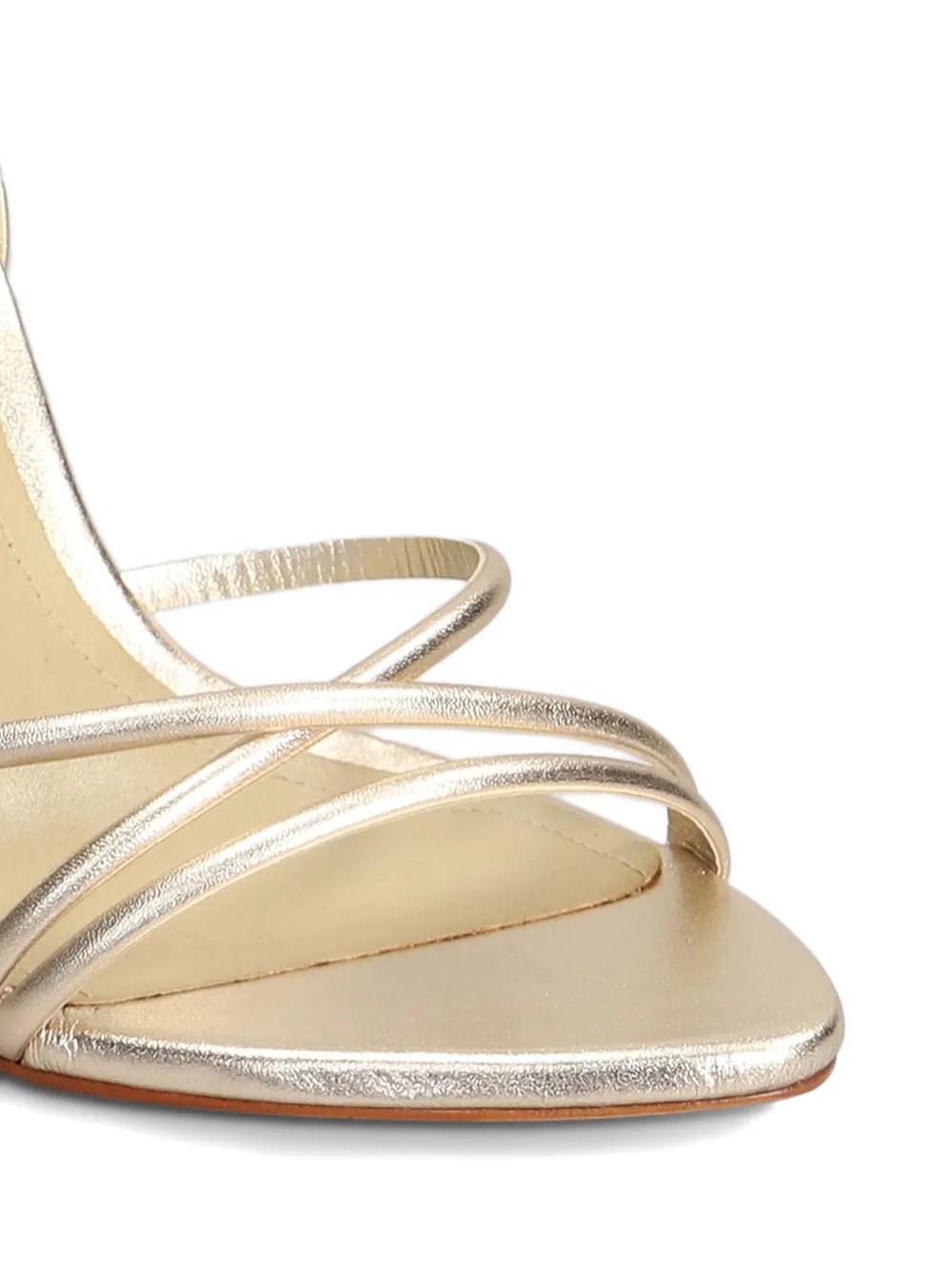 SCHUTZ 105MM LEATHER SANDALS 