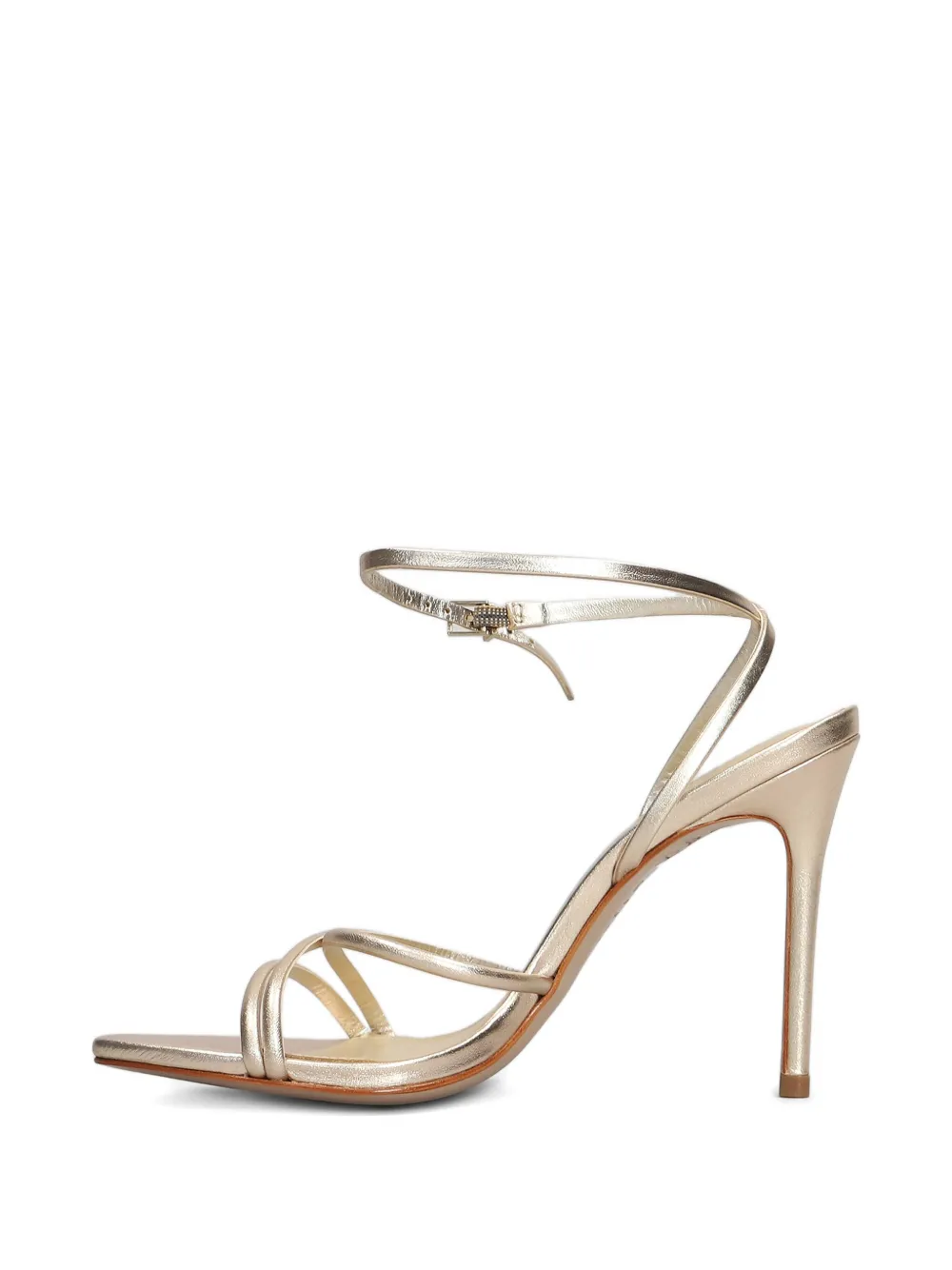 SCHUTZ 105MM LEATHER SANDALS 