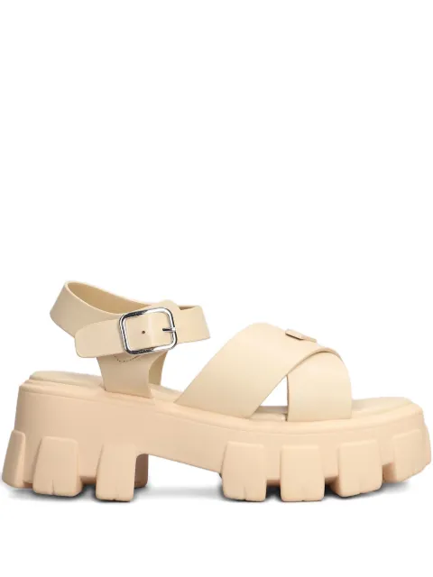 Marc Ellis logo-patch sandals