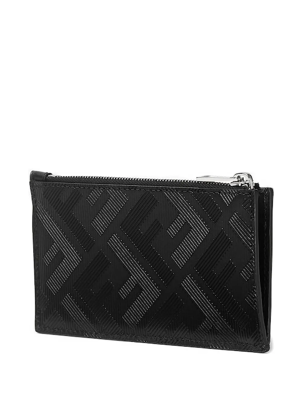 FENDI FF-pattern zip cardholder | Black | Image 1
